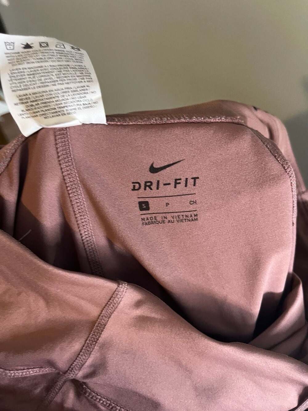 Nike Dri-FIT Luxe Racer Crop Leggings Women's Size XS - Picture 5 of 5